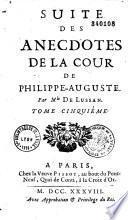 Anecdotes de la cour de Philippe-Auguste. Par Mle De Lussan. Nouvelle édition. Tome premier [- tome sixième]