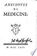 Anecdotes de médecine