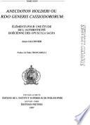 Anecdoton Holderi ou Ordo generis Cassiodororum