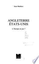 Angleterre Etats-Unis