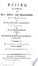 Annalen der erd, völker- und staatenkunde ...