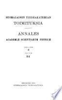 Annales Academiae Scientiarum Fennicae. Ser. B.