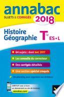 Annales Annabac 2018 Histoire-Géographie Tle L, ES