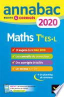Annales Annabac 2020 Maths Tle ES, L