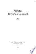 Annales Benjamin Constant