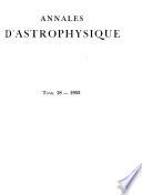Annales d'astrophysique