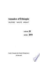 Annales d'Éthiopie
