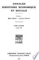 Annales d'histoire économiques et sociale