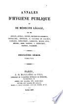 Annales d'hygiène publique et de médecine légale