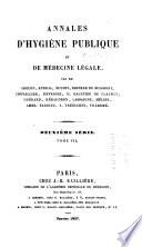 Annales d'hygiène publique, industrielle et sociale
