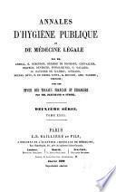 Annales d'hygiène publique, industrielle et sociale