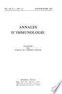 Annales d'immunologie