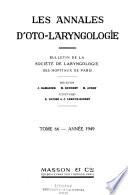 Annales d'oto-laryngologie