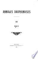 Annales dauphinoises