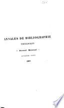 Annales de bibliographie théologique