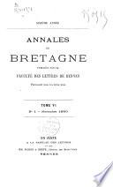 Annales de Bretagne et des pays de l'Ouest