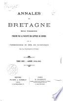 Annales de Bretagne et des pays de l'Ouest