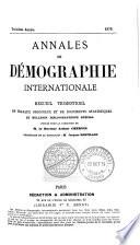 Annales de démographie internationale
