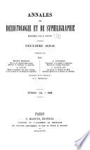 Annales de dermatologie et de syphiligraphie