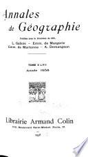 Annales de géographie