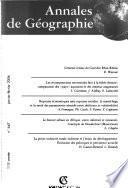 Annales de géographie