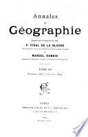 Annales de géographie