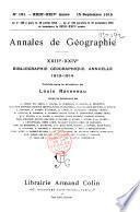 Annales de géographie