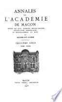 Annales de l'Académie de Mâcon