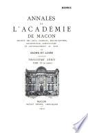 Annales de l'Académie de Mâcon