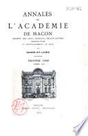 Annales de l'Académie de Mâcon