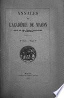 Annales de l'Académie de Mâcon
