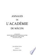 Annales de l'Académie de Mâcon