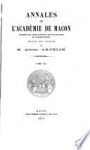 Annales de l'Académie de Mâcon