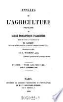 Annales de l'agriculture francoise. Red. par ... Tessier