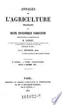 Annales de l'agriculture francoise. Red. par ... Tessier