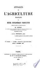 Annales de l'agriculture francoise. Red. par ... Tessier
