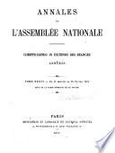 Annales de l'Assemblée nationale
