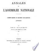 Annales de l'Assemblée nationale