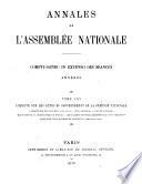 Annales de l'Assemblée Nationale