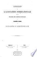 Annales de l'Association Internationale pour le Progrès des Sciences Sociales