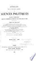 Annales de l'Ecole libre des sciences politiques