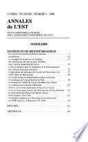 Annales de l'Est