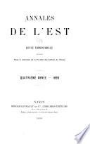 Annales de l'Est