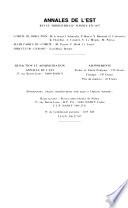 Annales de l'Est