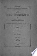 Annales de l'Institut archéologique du Luxembourg