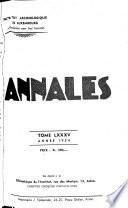 Annales de l'Institut archéologique du Luxembourg