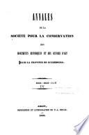 Annales de l'Institut archéologique du Luxembourg