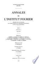 Annales de l'Institut Fourier