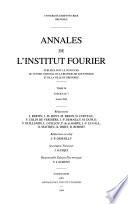 Annales de l'Institut Fourier