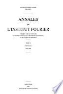 Annales de l'Institut Fourier